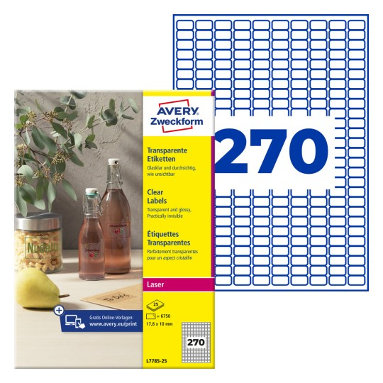 L7785-25 ��������  ����������� CRYSTAL CLEAR 17,8�10�� L+CL, ����������, 6750 ��, 25 �.