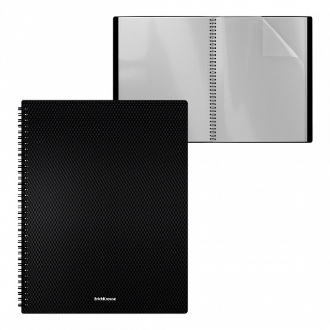 54910      ErichKrause Diamond Total Black,  20  , A4,  (   4 .)