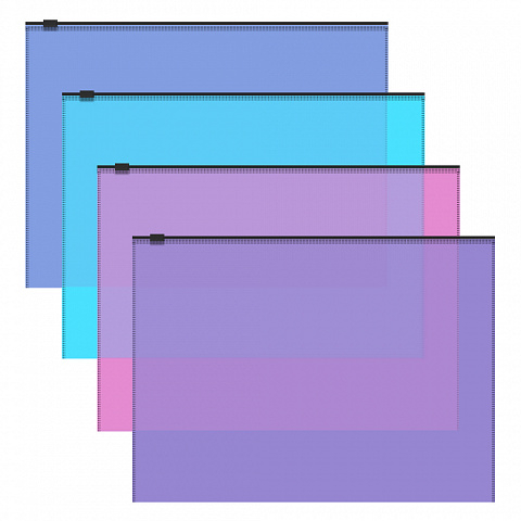 47069 Zip-  ErichKrause Fizzy Vivid, A4, ,  (   12 .)