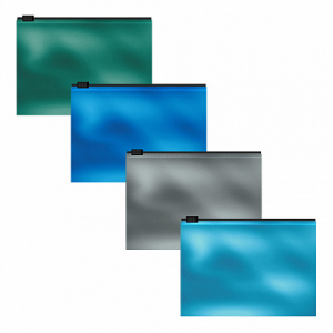 53297 Zip-����� ����������� ErichKrause Glossy Ice Metallic, C6, ������������, ������� (� ������ �� 12 ��.)