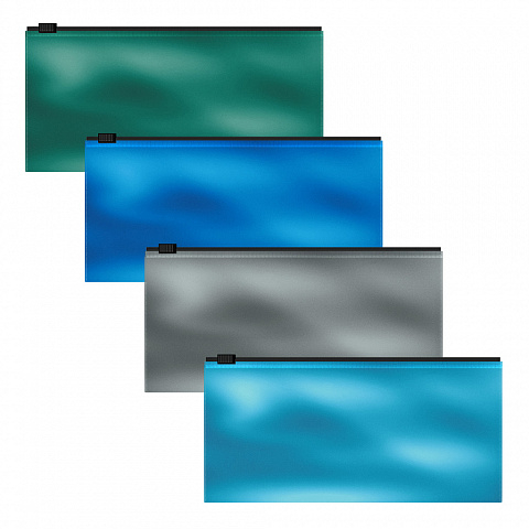 53298 Zip-  ErichKrause Glossy Ice Metallic, Travel, ,  (   12 .)