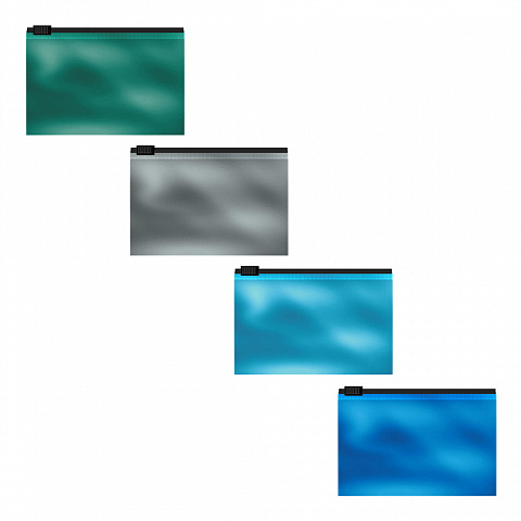 54986 Zip-  ErichKrause Glossy Ice Metallic, Card Size, ,  (   12 .)