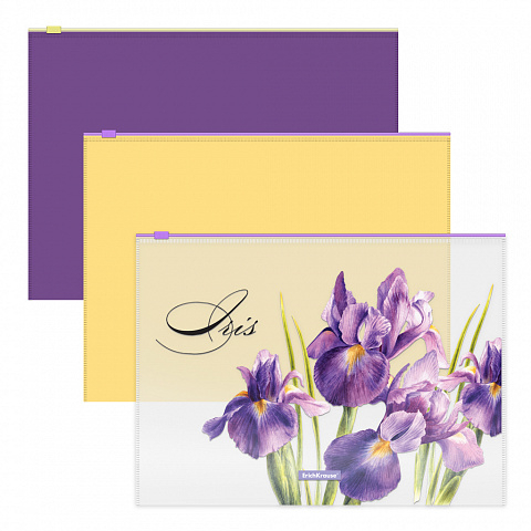 55123   3 zip-  ErichKrause Soft Iris, 4, , 