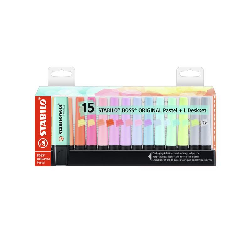 1426057   Stabilo Boss Original Pastel (  2-5 , 15 )