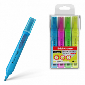 58359 ����������� ErichKrause Liquid Visioline V-14 Neon, ���� ������: ������, �������, �������, ������� (� ������� �� 4 ��.)