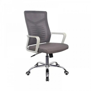 Кресло офисное SitUp DELTA Grey chrome, сетка Grey/Grey