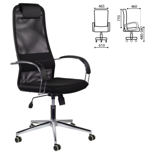 532417 ������ ������� BRABIX �Pilot EX-610 CH� premium, ����, �����-�����, ������