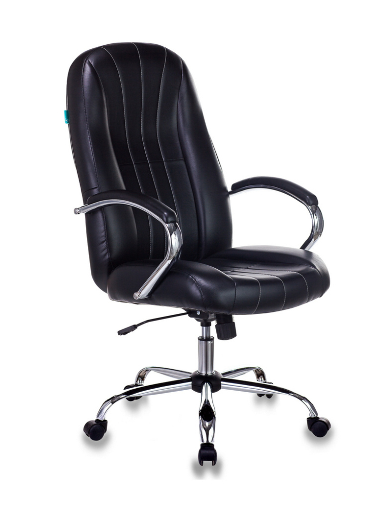1135793 Кресло руководителя Бюрократ T-898SL черный экокожа крестовина металл хром