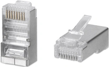 2151011 Коннектор Cabeus (8P8C-SH) кат.5E RJ45 серебристый