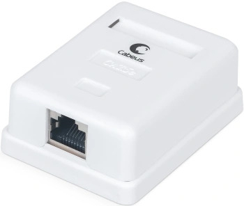 2160355 Розетка Cabeus WS-8P8C-CAT.5E-SH-1 комп.RJ45 кат.5E бронз.