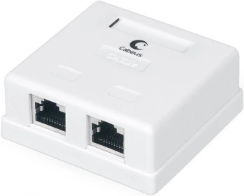 2160358 Розетка Cabeus WS-8P8C-CAT.5E-SH-2 комп.RJ45 кат.5E бронз.