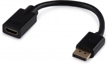 1996839 Переходник Buro DisplayPort (m)/HDMI (f) черный (BU-HDMI(F)-DP(M))