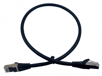 1868440 Патч-корд Buro BU-7-0.5M STP 4 пары cat.7 CCA molded 0.5м черный RJ-45 (m)-RJ-45 (m)
