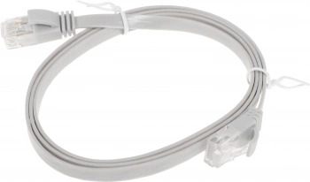 2030868 ����-���� Buro Flat 10����/� 4 ���� cat.5E Cu molded 1� ����� RJ-45 (m)-RJ-45 (m) (BU-5E-FLAT-1M-G)