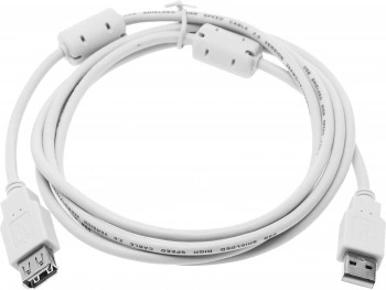 841874 Кабель-удлинитель Ningbo USB A(m) USB A(f) 1.8м (USB2.0-AM/AF-1.8M-MG) феррит.кольца