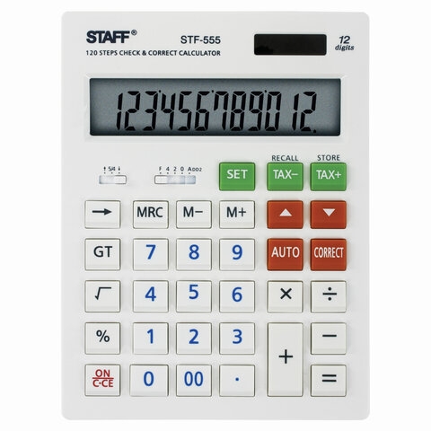 250305   STAFF STF-555-WHITE (205154 ), CORRECT, TAX, 12 ,  , 250305
