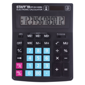 250461 ����������� ���������� STAFF PLUS STF-333-BKBU ( 200x154 ��) 12 ��������, �����-�����