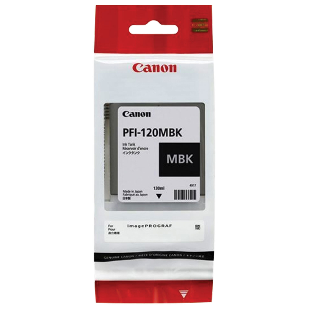 363497 �������� �������� CANON (PFI-120MBK) ��� imagePROGRAF TM-200/205/300/305, ������� ������, 130 ��, ������������