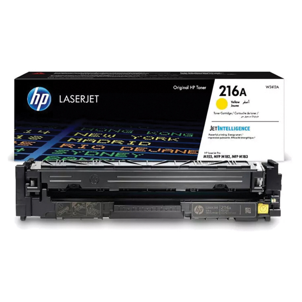 363542 Картридж лазерный HP (W2412A) Color LaserJet M182n/M183fw, 216A, желтый, оригинальный, ресурс 850 страниц