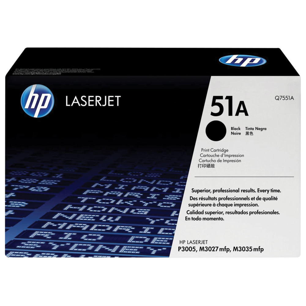 360516 Картридж лазерный HP (Q7551A) LaserJet M3035/3027/P3005 и другие, 51А, оригинальный, ресурс 6500 страниц