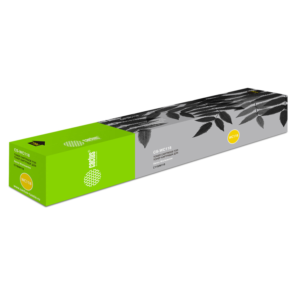320771 Тонер-картридж CACTUS (CS-WC118) для XEROX WorkCentre M118/M118i/C118, ресурс 11000 стр.