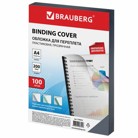 530829    , 4,  100 ., 200 , , BRAUBERG, 530829