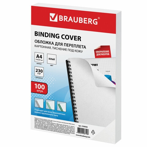 530838    , 4,  100 .,   , 230 /2, , BRAUBERG, 530838