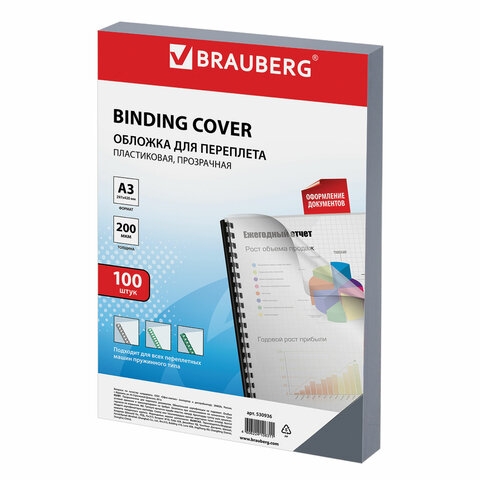 530936       3,  100 ., 200 , , BRAUBERG, 530936
