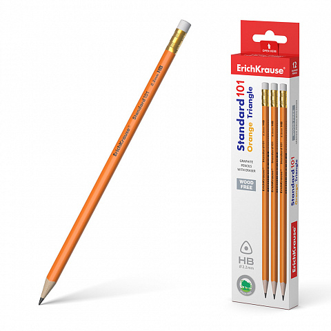 55264       ErichKrause Standard triangle 101 Orange HB (  12 .)