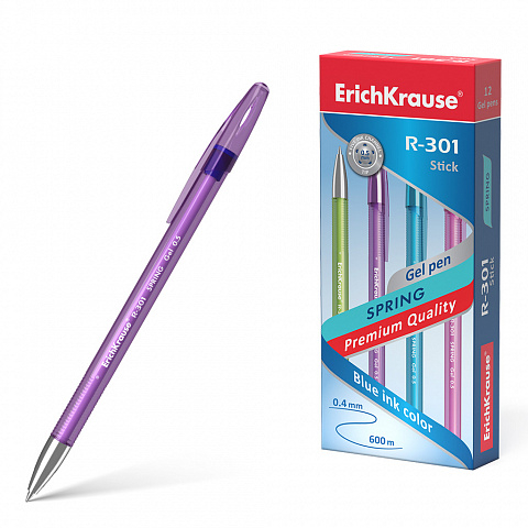 53348   ErichKrause R-301 Spring Gel Stick 0.5,    (   12 )