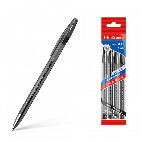 46798   ErichKrause R-301 Original Gel Stick 0.5,    (   4 .)