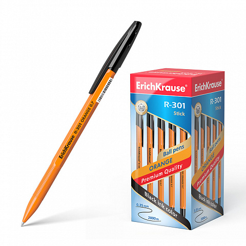 43195   ErichKrause R-301 Orange Stick 0.7,    (   50 .)
