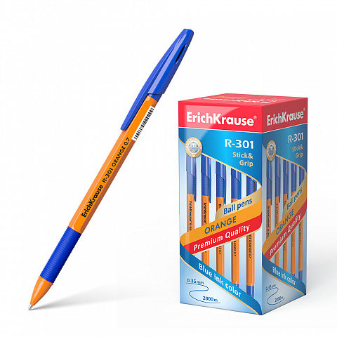 39531   ErichKrause R-301 Orange Stick&Grip 0.7,    (   50 .)