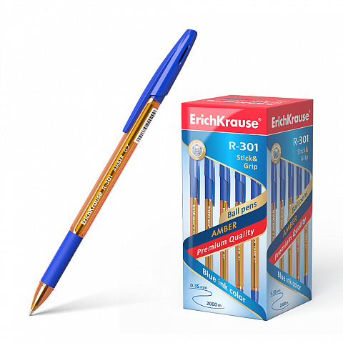 39530   ErichKrause R-301 Amber Stick&Grip 0.7,    (   50 .)