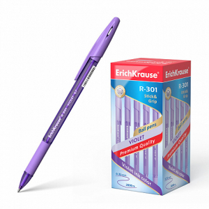 44592 ����� ��������� ErichKrause R-301 Violet Stick&Grip 0.7, ���� ������ ���������� (� ������� �� 50 ��.)