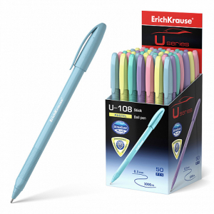58110 ����� ��������� ErichKrause U-108 Pastel Stick 1.0, Ultra Glide Technology, ���� ������ ����� (� ������� �� 50 ��.)