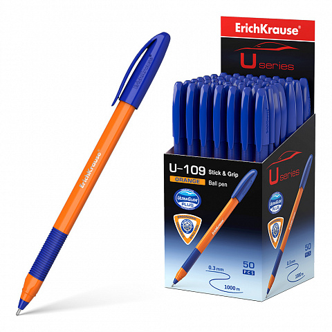 47591   ErichKrause U-109 Orange Stick&Grip 1.0, Ultra Glide Technology,    (   50 .)