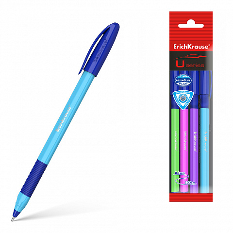 47613   ErichKrause U-109 Neon Stick&Grip 1.0, Ultra Glide Technology,    (   4 .)