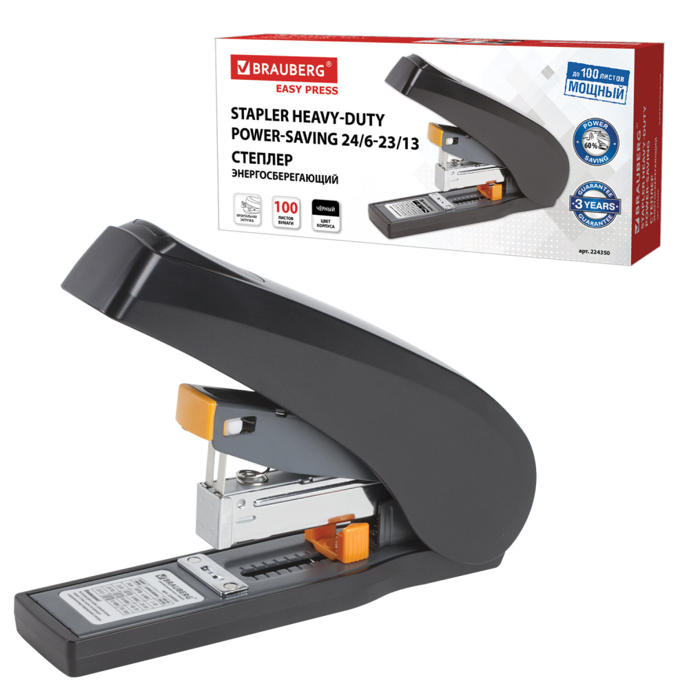 224350 ������� ����������������� ������ 24/6-23/13 BRAUBERG �Easy Press�, �� 100 ������, ��� ������