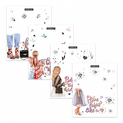 55188    ErichKrause Fashion Girls    , 212347, 80 ,  ( 12 .)