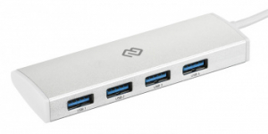 1088647 ������������ USB-C Digma HUB-4U3.0-UC-S 4 ����. �����������