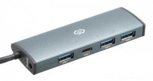 1088650 ������������ USB-C Digma HUB-3U3.0�-UC-G 4 ����. �����
