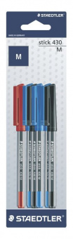 430MSBK6D   Staedtler Stick, M 0.35 ,   , 6 , 